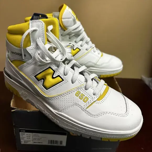 New Balance | Shoes | New Balance 65r White Honeycomb Yellow  display picture 1